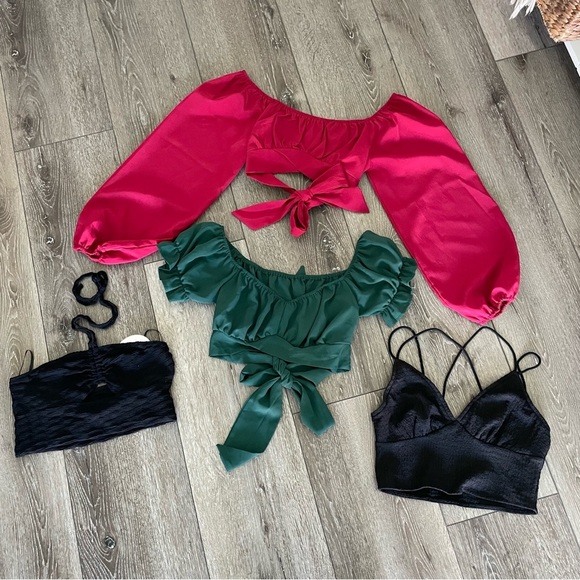 SHEIN Tops - 4 piece SHEIN bundle NWOT Small/Medium